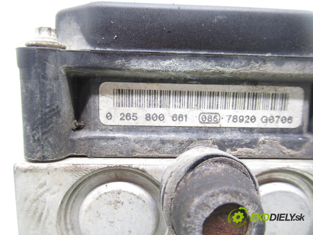 FIAT LINEA (323_) SEDAN 2008 66,00 1.3 D Multijet 90 1248,00 Pumpa ABS 0265800661 ; 0265231995 ; 51801072 (Pumpa ABS)