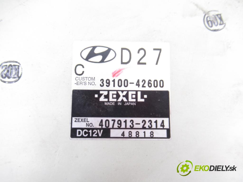 HYUNDAI H100 Skrzynia FURGON 2005 59,00 2.5 TDiC 80 - D4BF 2476,00 Riadiaca jednotka Motor 3910042600 ; 4079132314