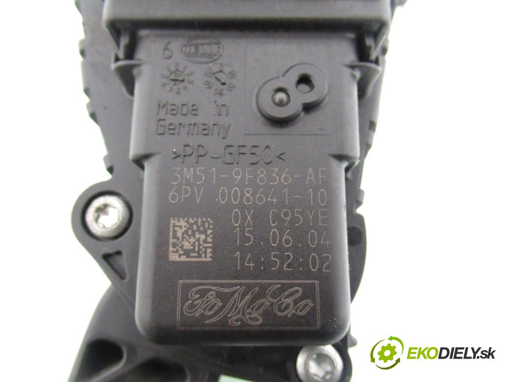 FORD FOCUS C-MAX (DM2) MINIVAN 2005 90,00 1.8 - QQDC 1798,00 Potenciometer plynu 3M519F836AF (Potenciometer plynového pedálu)