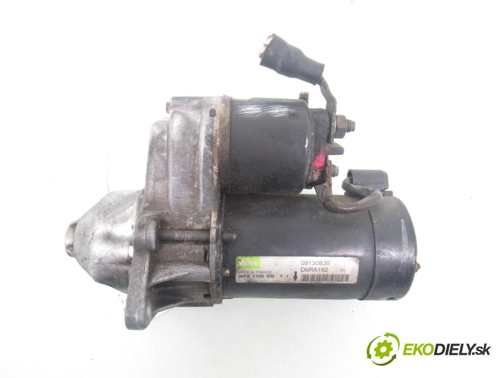 OPEL ZAFIRA A Nadwozie Wielkopojemne (MPV) (T98)  MINIVAN 1999 74,00 1.6 16V - X 16 XEL 1598,00 Štartér 09130838 ; D6RA162 (Štartér)