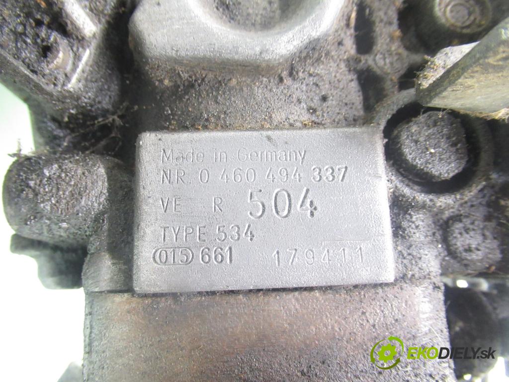 PEUGEOT BOXER Skrzynia (230L) FURGON 1996 63,00 2.5 D - T9A (DJ5) 2446,00 Pumpa vstrekovacia 0460494337 (Vstrekovacie čerpadlo)