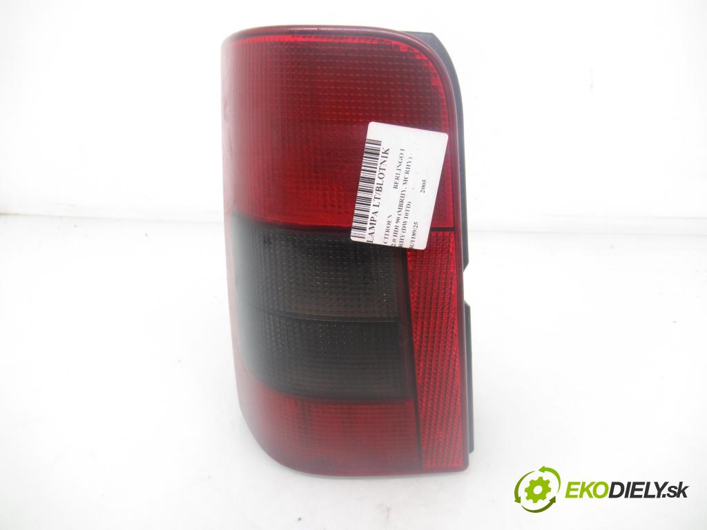 CITROEN BERLINGO FIRST Skrzynia (M_) FURGON 2005 66,00 2.0 HDI 90 - RHY (DW10TD) 1997,00 světlo levé zadní
