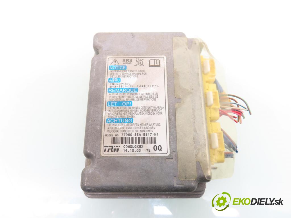 HONDA ACCORD VII (CL, CN) SEDAN 2005 140,00 2.4 (CL9) - K24A3 2354,00 MODUL air BAG 77960SEAE817M1