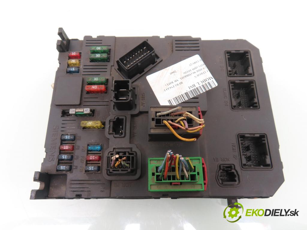 CITROEN BERLINGO FIRST Skrzynia (M_) FURGON 2005 66,00 2.0 HDI 90 - RHY (DW10TD) 1997,00 MODUL BSI 9650585780 ; S118085100H
