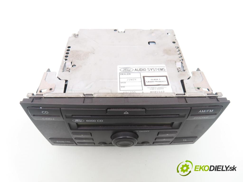 FORD FOCUS C-MAX (DM2) MINIVAN 2005 90,00 1.8 - QQDC 1798,00 RADIO CD 3M5T18C815BE