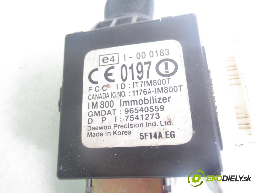 CHEVROLET MATIZ (M200, M250) HB 2005 38,00 0.8 - F8CV 796,00 spínačka / imobilizéra IMMO / řídící jednotka 96417301 ; 5WY5442E ; 96427973