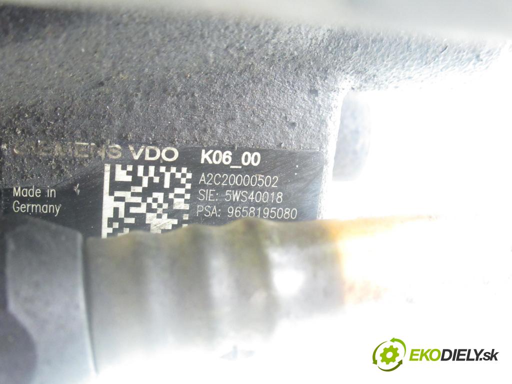 CITROEN BERLINGO FIRST Skrzynia (M_) FURGON 2005 66,00 2.0 HDI 90 - RHY (DW10TD) 1997,00 pumpa vysokého TLAK: 9658195080 ; 5WS40018 ; A2C20000502