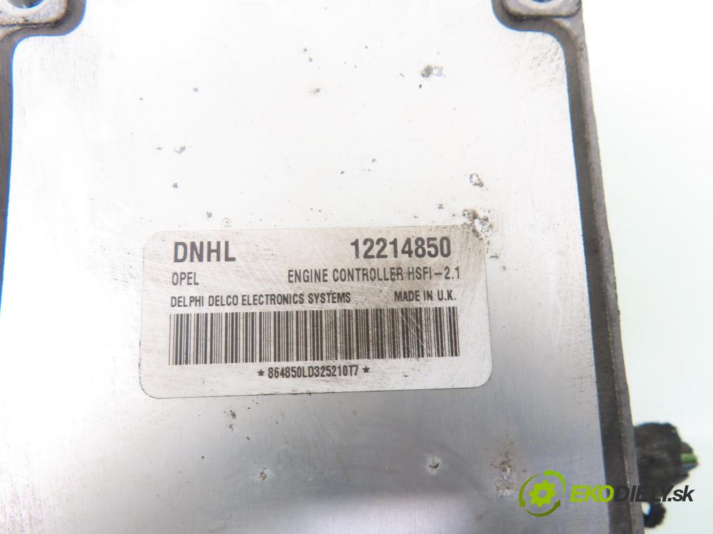 OPEL ASTRA G liftback (T98) HB 2003 66,00 1.4 16V - X 14 XE 1389,00 řídící jednotka motora 12214850