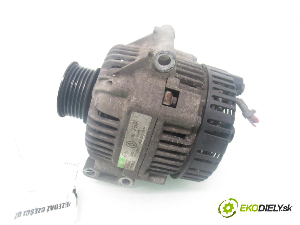 RENAULT MEGANE I (BA0/1_) LIFTBACK 1999 79,00 1.6 16V 107 - K4M 708 1598,00 Alternátor 7700422237 ; 2541980A (Alternátor)