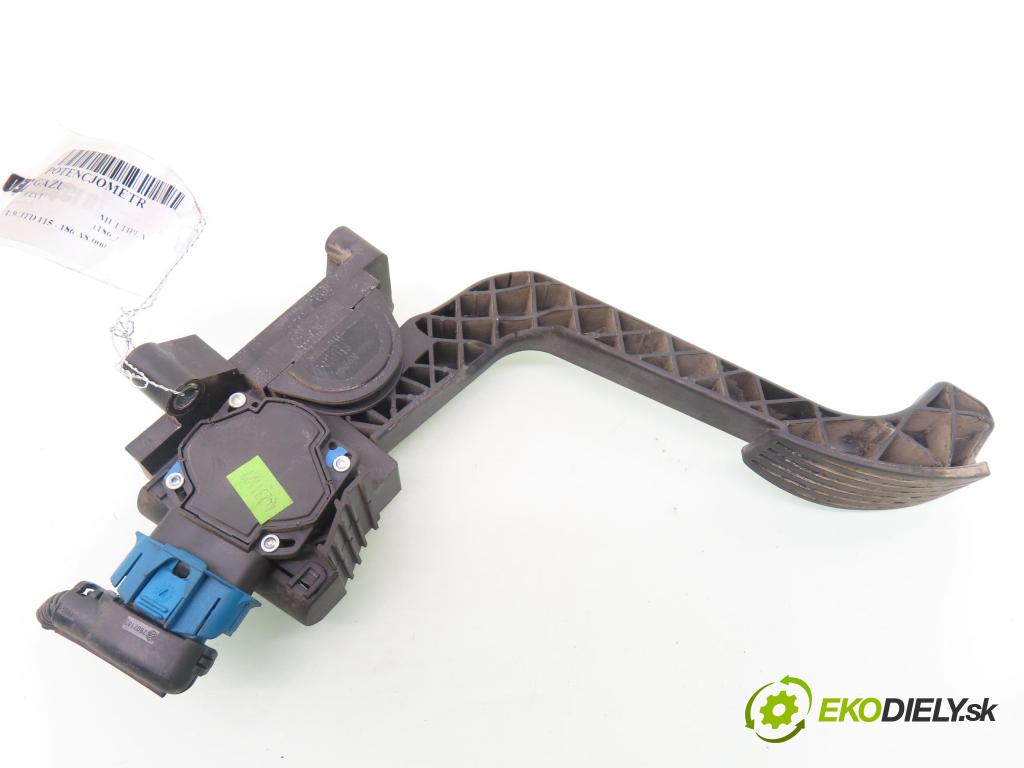 FIAT MULTIPLA (186_) MINIVAN 2004 85,00 1.9 JTD 115 - 186 A8.000 1910,00 Potenciometer plynu 0281002506 (Potenciometer plynového pedálu)