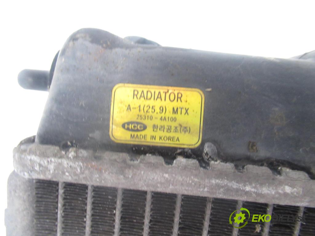 HYUNDAI H100 Skrzynia FURGON 2005 59,00 2.5 TDiC 80 - D4BF 2476,00 chladič vody 253104A100 ; 253504A100