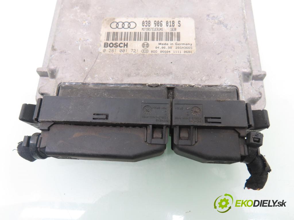 AUDI A4 (8D2, B5) SEDAN 1996 81,00 1.9 TDI 110 - AFN 1896,00 řídící jednotka motora 038906018S ; 0281001721