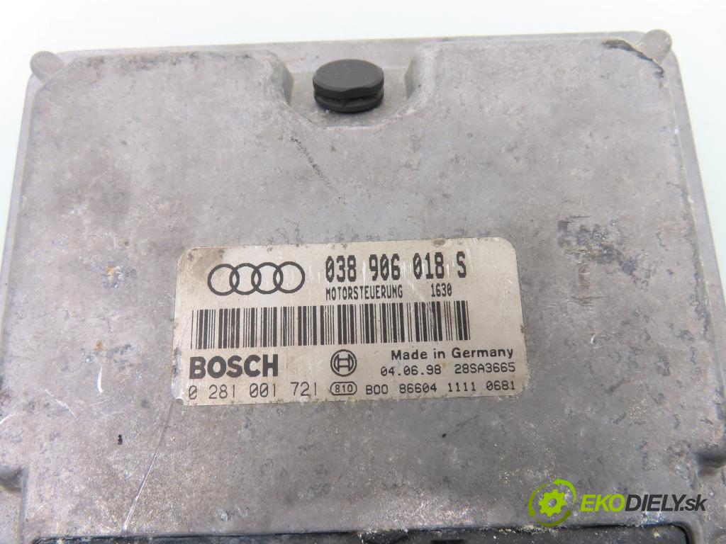 AUDI A4 (8D2, B5) SEDAN 1996 81,00 1.9 TDI 110 - AFN 1896,00 řídící jednotka motora 038906018S ; 0281001721