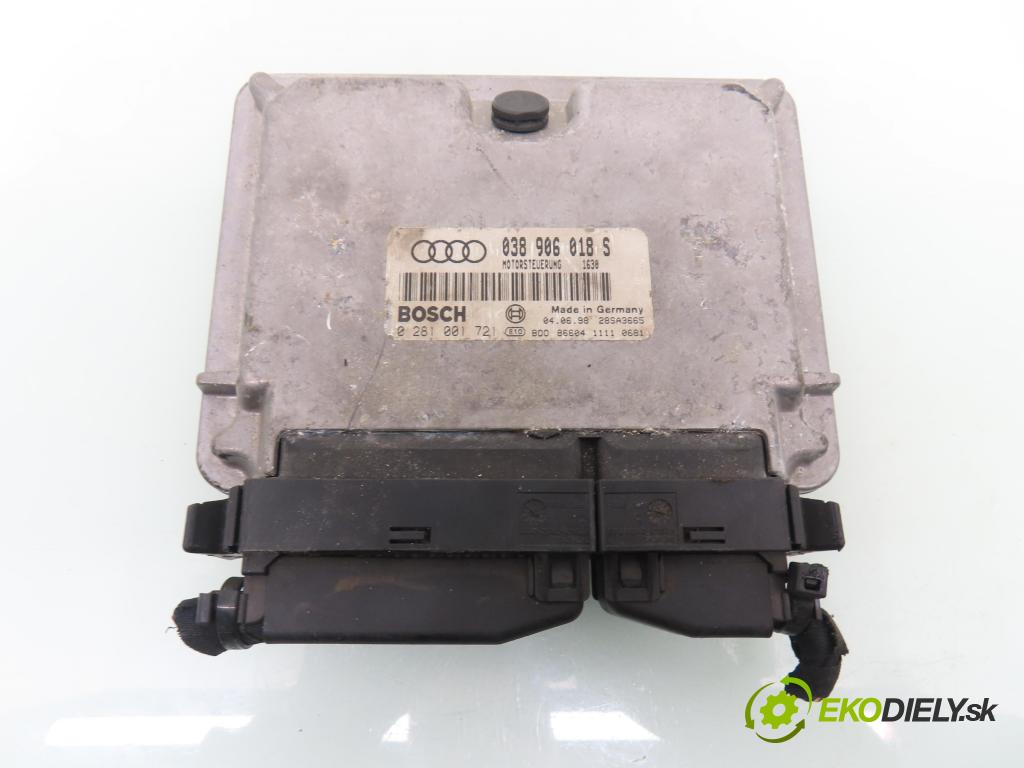 AUDI A4 (8D2, B5) SEDAN 1996 81,00 1.9 TDI 110 - AFN 1896,00 řídící jednotka motora 038906018S ; 0281001721