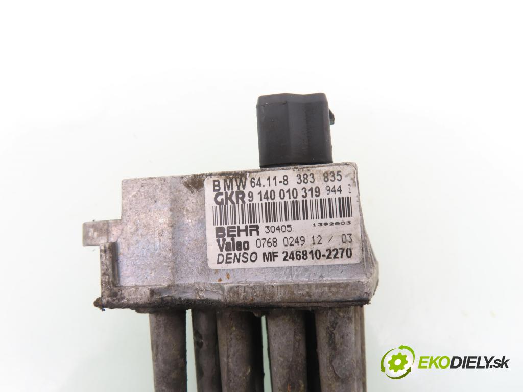 BMW 3 Touring (E46) KOMBI 2004 110,00 320 d 150 - M47 D20 (204D4) 1995,00 rezistor / REOSTAT: topení 8383835 ; 9140010319