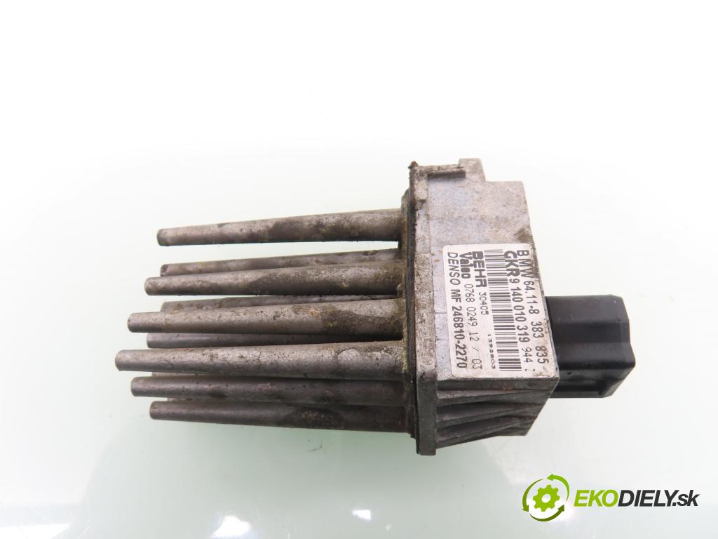 BMW 3 Touring (E46) KOMBI 2004 110,00 320 d 150 - M47 D20 (204D4) 1995,00 rezistor / REOSTAT: topení 8383835 ; 9140010319