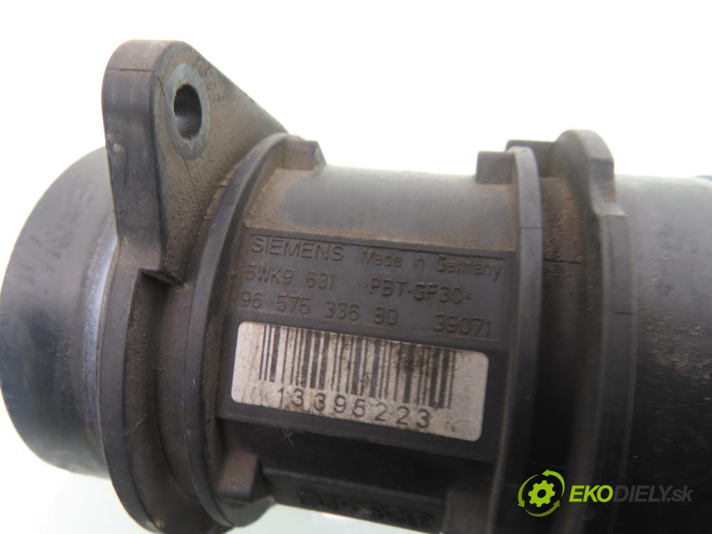 CITROEN C3 I (FC_) HB 2004 50,00 1.4 HDi 8V - 8HX 1398,00 váha vzduchu vzduchu 9657533680 ; 5WK9631