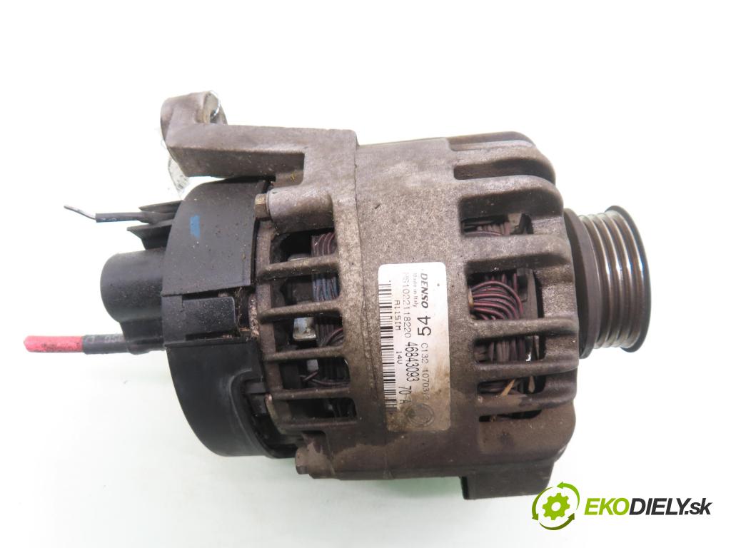 FIAT PUNTO (188_) HB 2003 44,00 1.2 60 - 188 A4.000 1242,00 Alternátor 46843093 ; MS1022118220 (Alternátor)