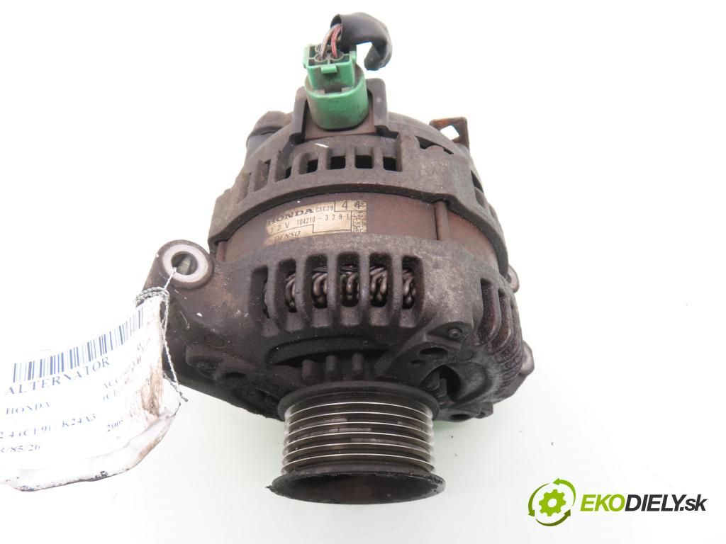 HONDA ACCORD VII (CL, CN) SEDAN 2005 140,00 2.4 (CL9) - K24A3 2354,00 Alternátor 1042103291 (Alternátor)