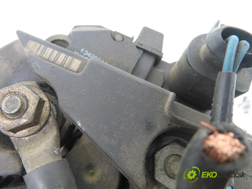 VW PASSAT B5 Variant (3B5) KOMBI 1998 66,00 1.9 TDI 90 - AHU 1896,00 Alternátor 028903029E ; 0124515026 (Alternátor)