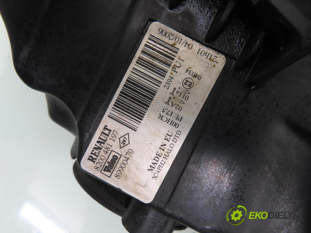 RENAULT LAGUNA II Grandtour (KG0/1_) KOMBI 2006 88,00 1.9 dCi (KG0G) - F9Q 670 1870,00 světlo PP 8200481197 ; 89900470