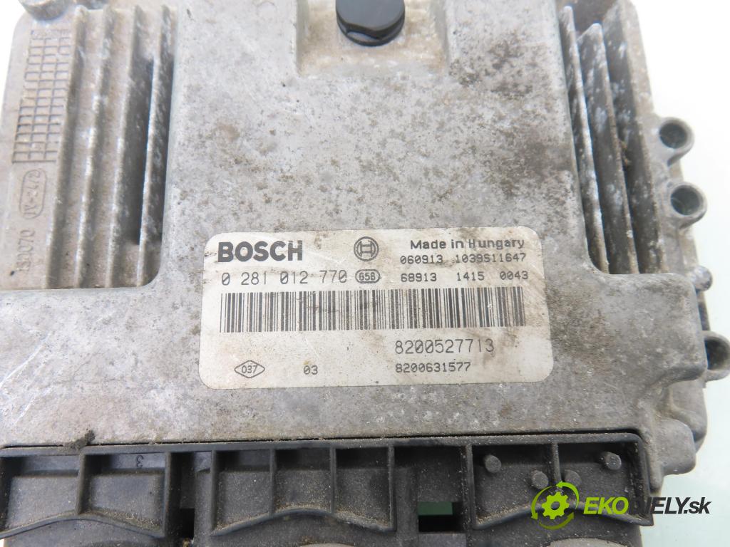 RENAULT LAGUNA II Grandtour (KG0/1_) KOMBI 2006 88,00 1.9 dCi (KG0G) - F9Q 670 1870,00 řídící jednotka motora 0281012770 ; 8200527713