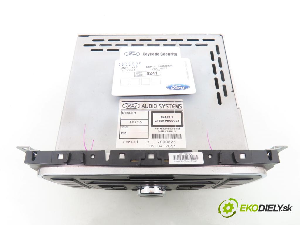 FORD MONDEO IV (BA7) LIFTBACK 2011 103,00 2.0 TDCi 140 - QXBA 1997,00 RADIO CD BS7T18C815AE