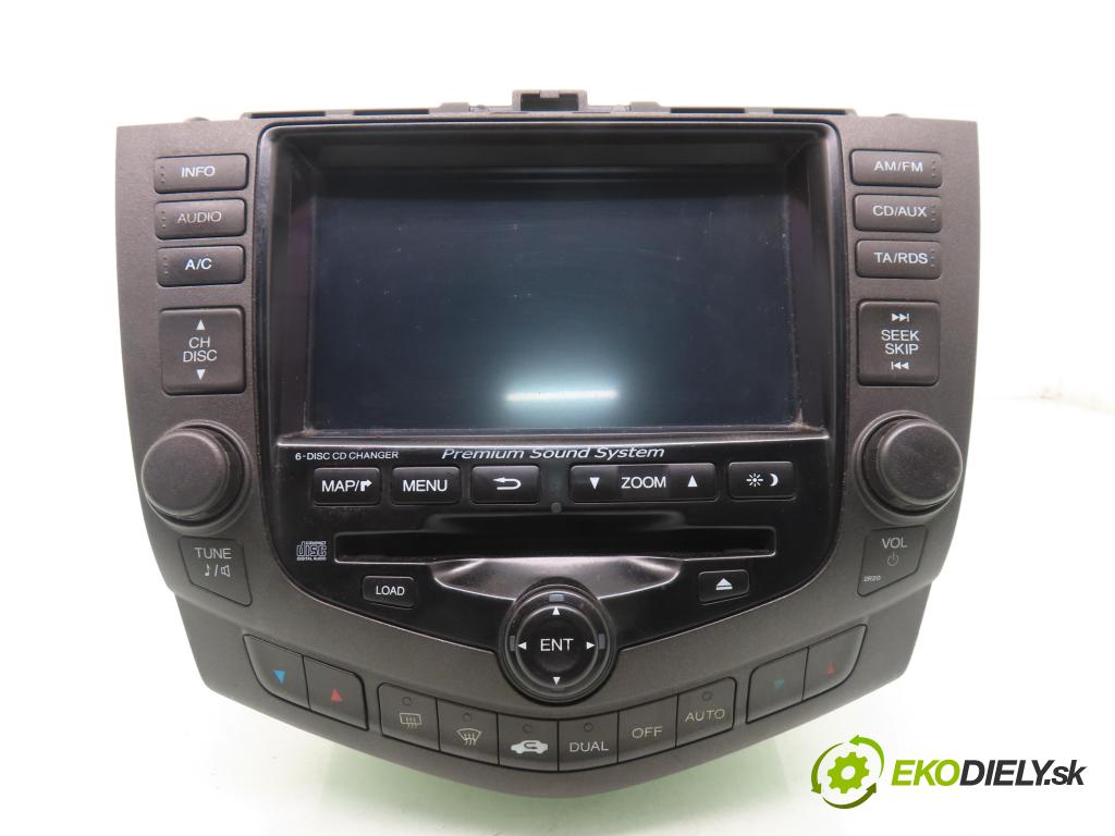 HONDA ACCORD VII (CL, CN) SEDAN 2005 140,00 2.4 (CL9) - K24A3 2354,00 RADIO CD 39050SEAE810M1