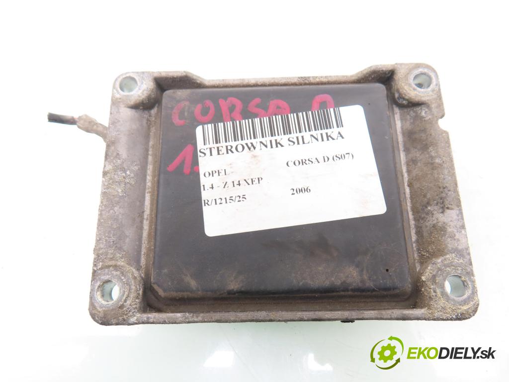 OPEL CORSA D (S07) HB 2006 66,00 1.4 - Z 14 XEP 1364,00 řídící jednotka motora 0261208941 ; 55557934