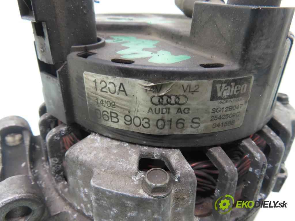 AUDI A4 (8E2, B6) SEDAN 2001 96,00 2.0 20V 130 - ALT 1984,00 Alternátor 06B903016S (Alternátor)