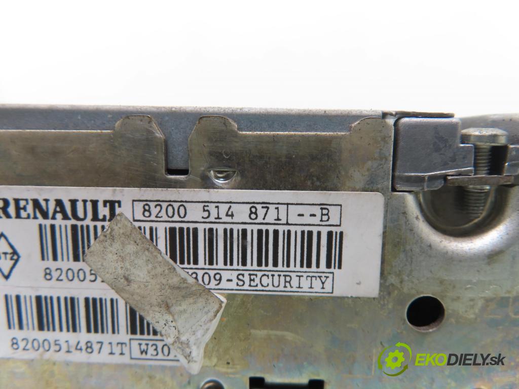 RENAULT LAGUNA II Grandtour (KG0/1_) KOMBI 2006 88,00 1.9 dCi (KG0G) - F9Q 670 1870,00 RADIO CD 8200514871 ; 8200514871B
