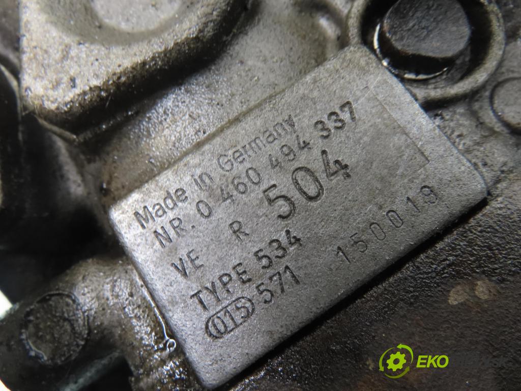 CITROEN JUMPER Skrzynia (230L) FURGON 1996 63,00 2.5 D - T9A (DJ5) 2446,00 pumpa vstřikovací 0460494337 (Vstřikovací čerpadlo)