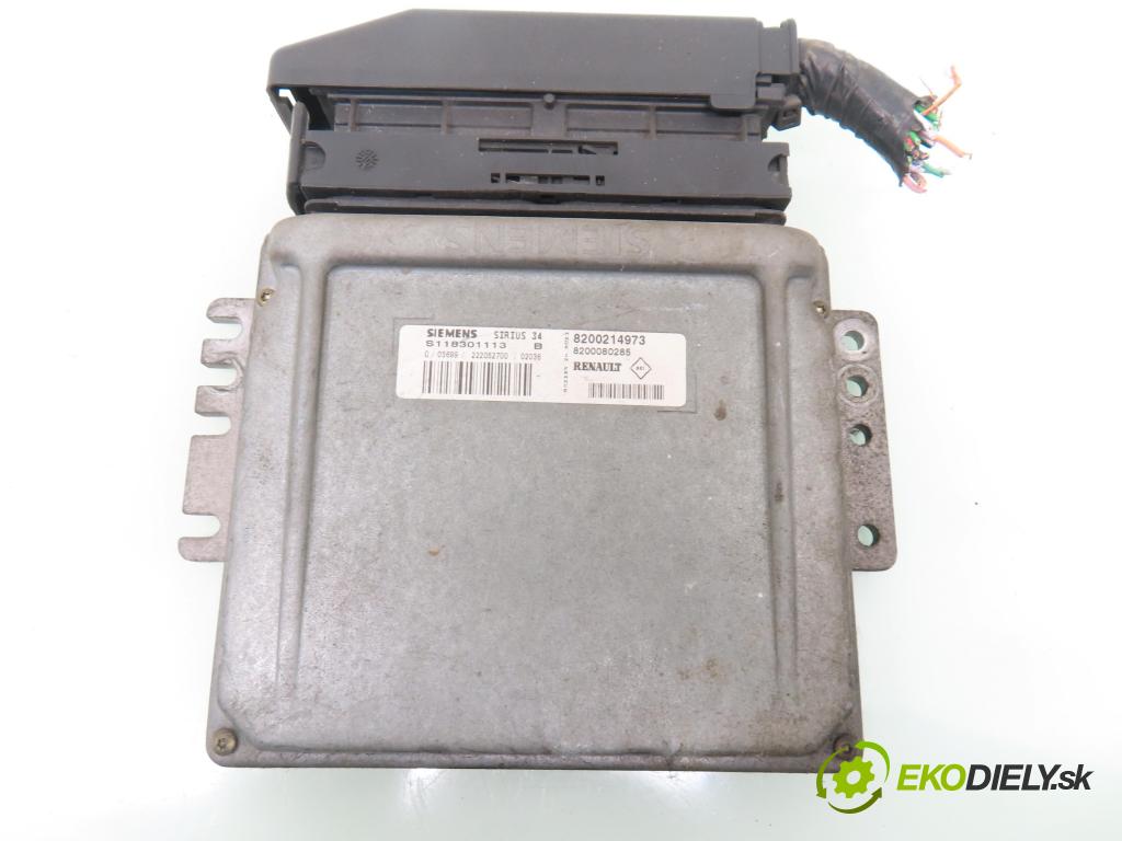 RENAULT CLIO II (BB_, CB_) HB 2002 72,00 1.4 16V (B/CB0P) - K4J 710 1390,00 Riadiaca jednotka Motor S118301113B ; 8200214973 ; 8200080285