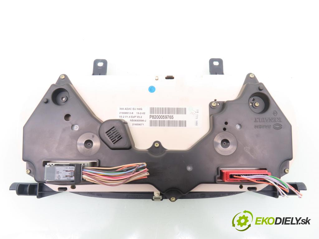 RENAULT CLIO II (BB_, CB_) HB 2002 72,00 1.4 16V (B/CB0P) - K4J 710 1390,00 Prístrojovka elektrický P8200059765