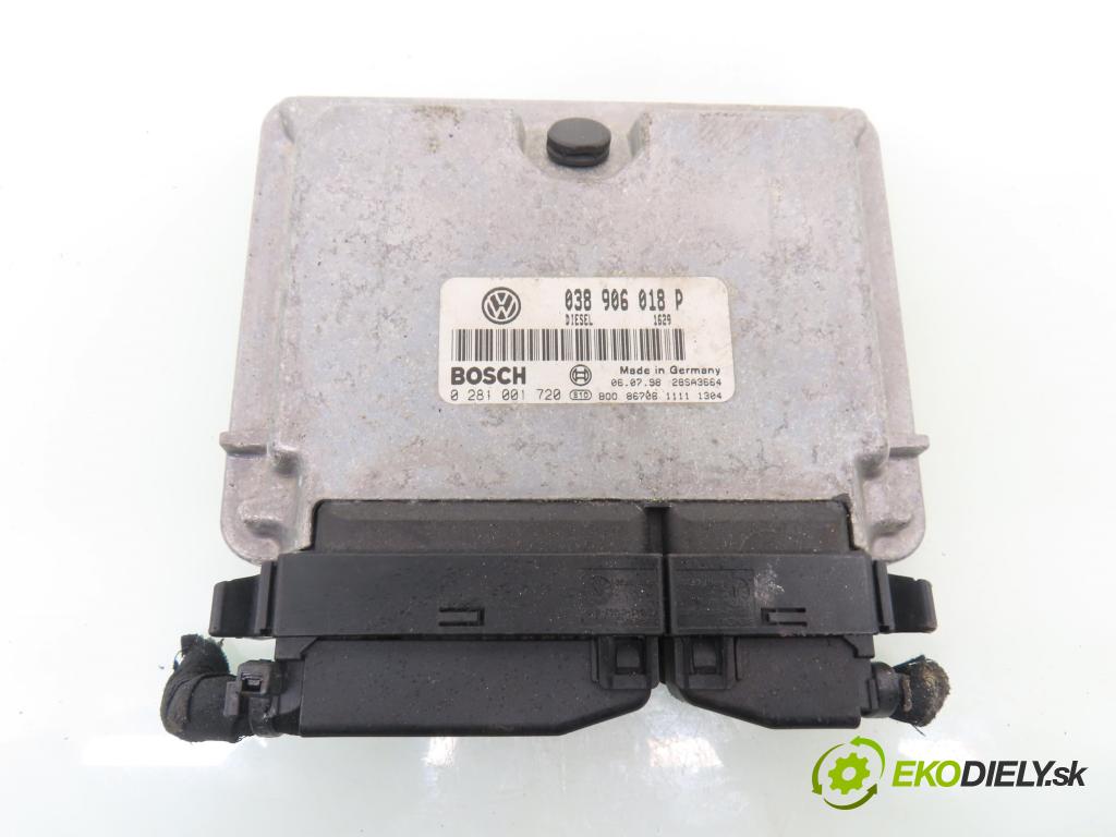 VW PASSAT B5 (3B2) SEDAN 1998 81,00 1.9 TDI - AVG 1896,00 Riadiaca jednotka Motor 038906018P ; 0281001720
