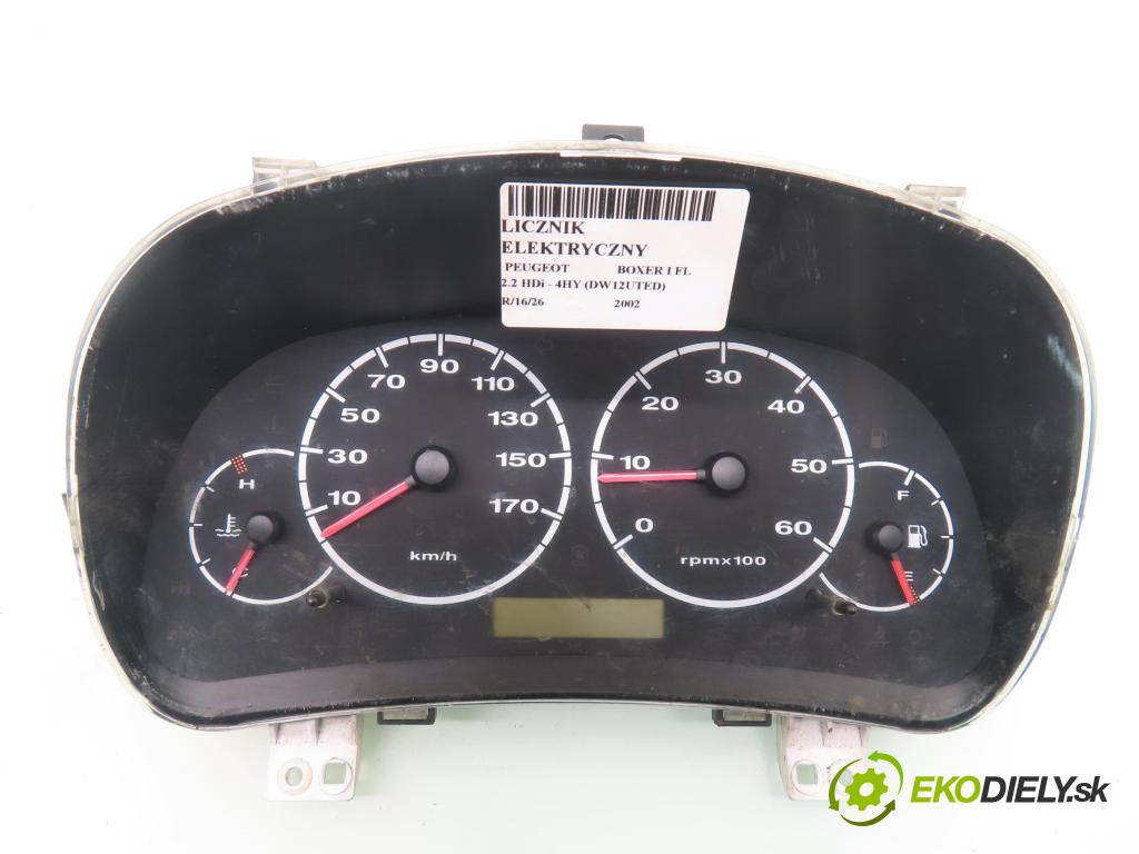 PEUGEOT BOXER Skrzynia (244) FURGON 2002 74,00 2.2 HDi - 4HY (DW12UTED) 2179,00 Prístrojovka elektrický 1328416080