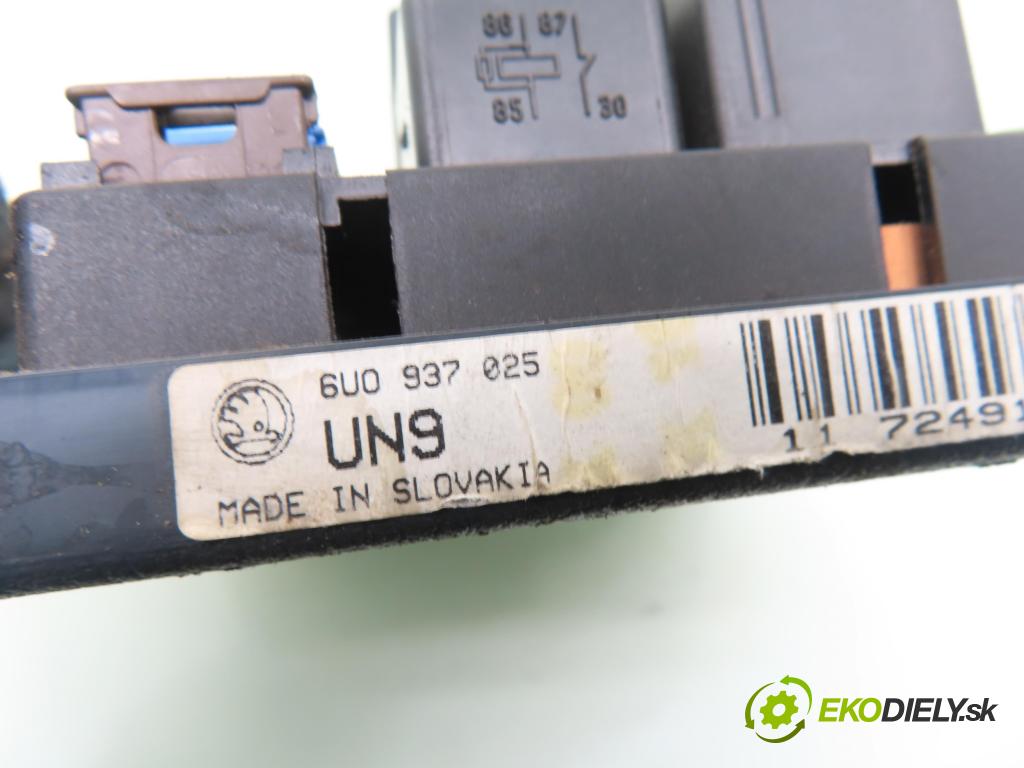 SKODA FELICIA II (6U1) HB 1998 40,00 1.3 - AMG 1289,00 Skrinka POJISTKY: 6U0937025