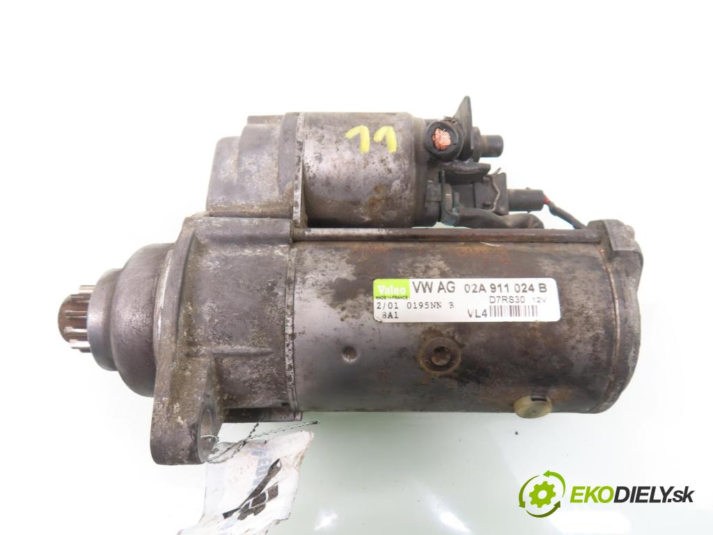 SKODA FABIA I Combi (6Y5) KOMBI 2001 74,00 1.9 TDI - ATD 1896,00 startér 02A911024B ; D7RS30 (Startér)