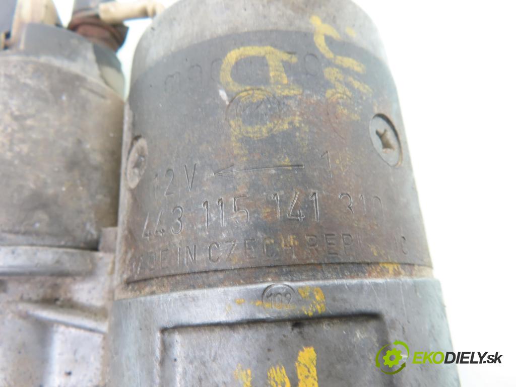 SKODA FELICIA II (6U1) HB 1999 40,00 1.3 - AMG 1289,00 startér 443115141310 (Startér)