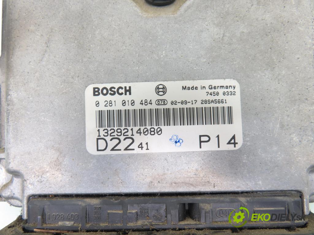 PEUGEOT BOXER Skrzynia (244) FURGON 2002 74,00 2.2 HDi - 4HY (DW12UTED) 2179,00 řídící jednotka motora 0281010484 ; 1329214080