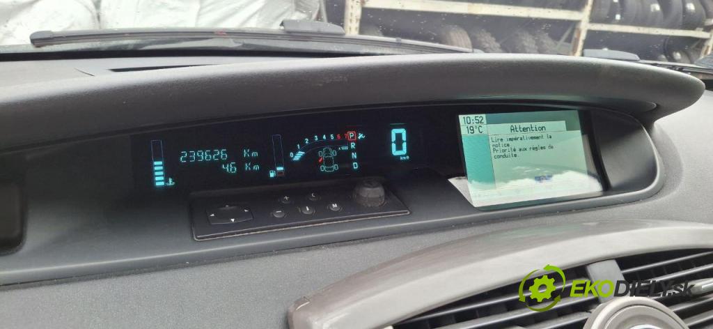 RENAULT SCENIC II (JM0/1_) MINIVAN 2004 83,00 1.6 (JM0C, JM0J, JM1B) - K4M 782 1598,00 prístrojovka elektrický P8200365609C