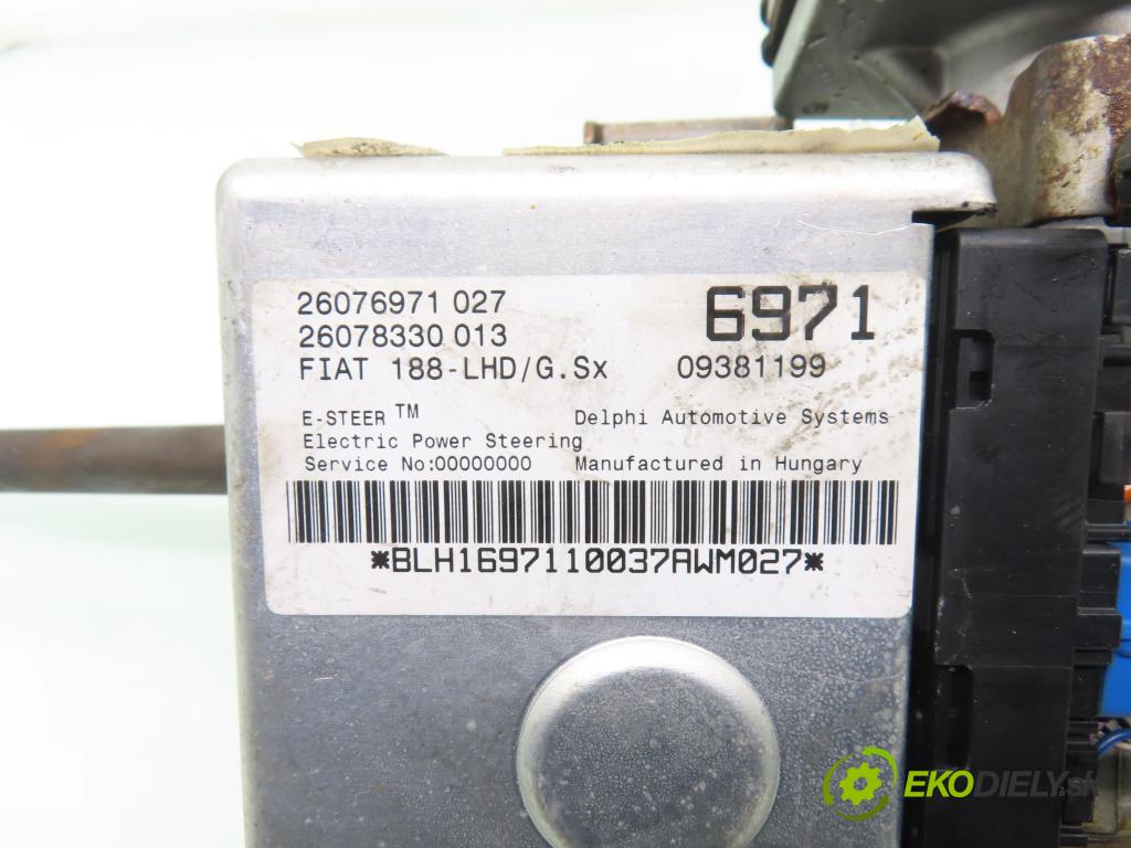 FIAT PUNTO (188_) HB 1999 59,00 1.9 JTD 80 - 188 A2.000 1910,00 SLOUPEC / PODPORA elektrický 09381199 ; 26076971027 ; 26078330013