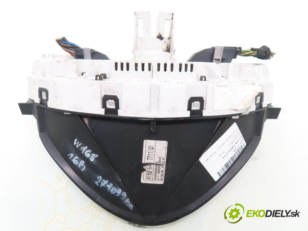 MERCEDES-BENZ KLASA A (W168) HB 2001 60,00 1.4 A 140 82 - M 166.940 1397,00 Prístrojovka elektrický A1685407711