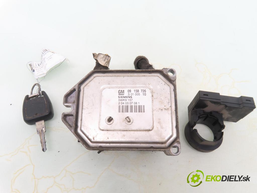 OPEL ZAFIRA A Nadwozie Wielkopojemne (MPV) (T98)  MINIVAN 2004 92,00 1.8 16V 125 - Z 18 XE 1796,00 spínačka / imobilizéra IMMO / řídící jednotka 09158726 ; 5WK9157
