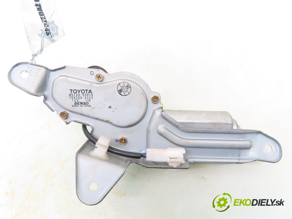 TOYOTA YARIS (_P1_) HB 2002 50,00 1.0 VVT- i 68 - 1SZ-FE 998,00 motorek stěrače ZADNÍ: 8513052010 ; 1592004053