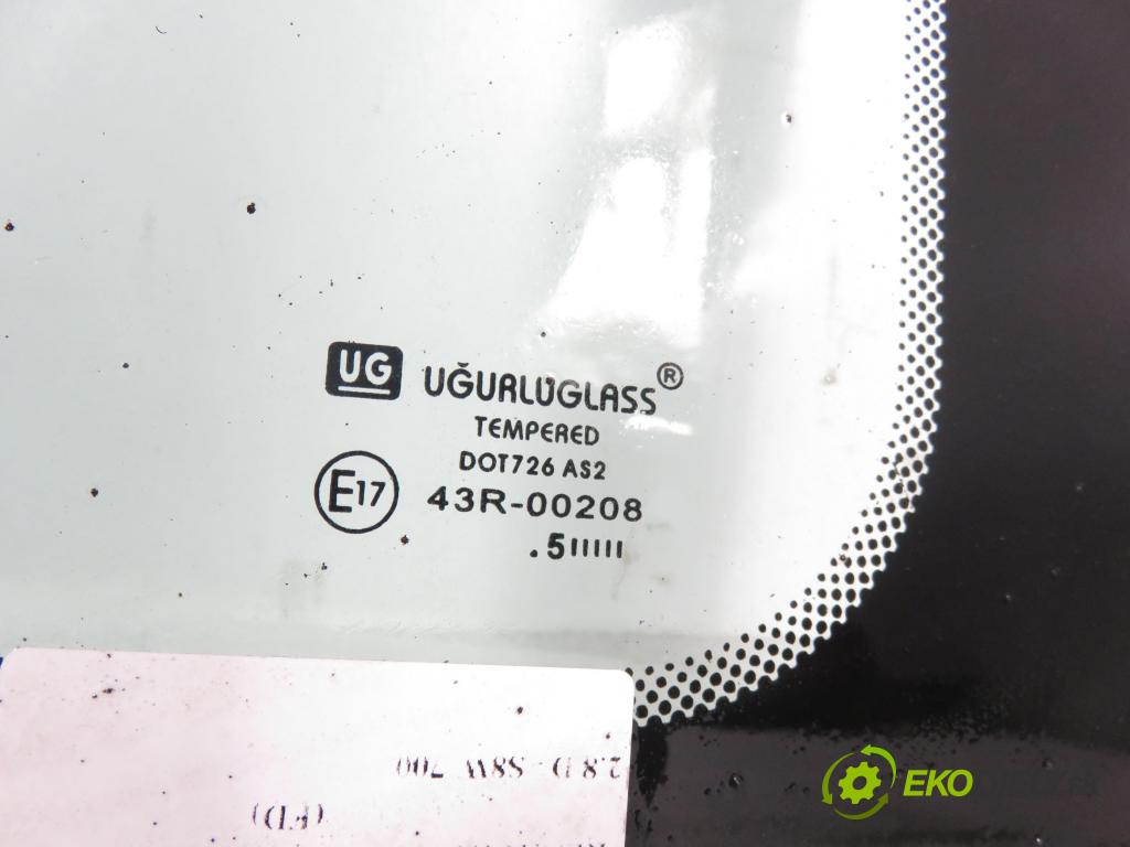 RENAULT MASTER II Skrzynia (FD) FURGON 1998 63,00 2.8 D - S8W 700 2799,00 Okno dverí pravé zadné