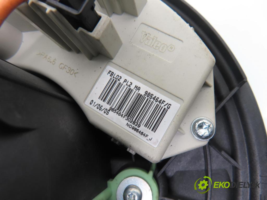 BMW 3 (E90) SEDAN 2005 95,00 318 i 129 - N46 B20 B 1995,00 ventilátor větráku 6933663 ; 985465S ; 985464FG