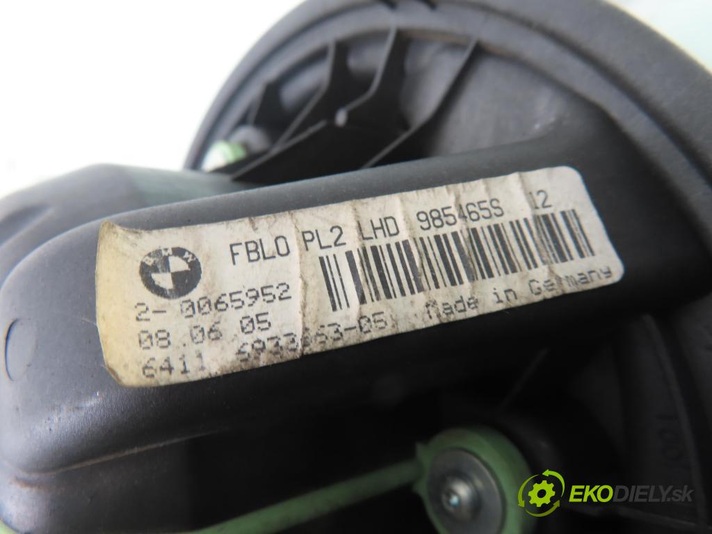 BMW 3 (E90) SEDAN 2005 95,00 318 i 129 - N46 B20 B 1995,00 ventilátor větráku 6933663 ; 985465S ; 985464FG