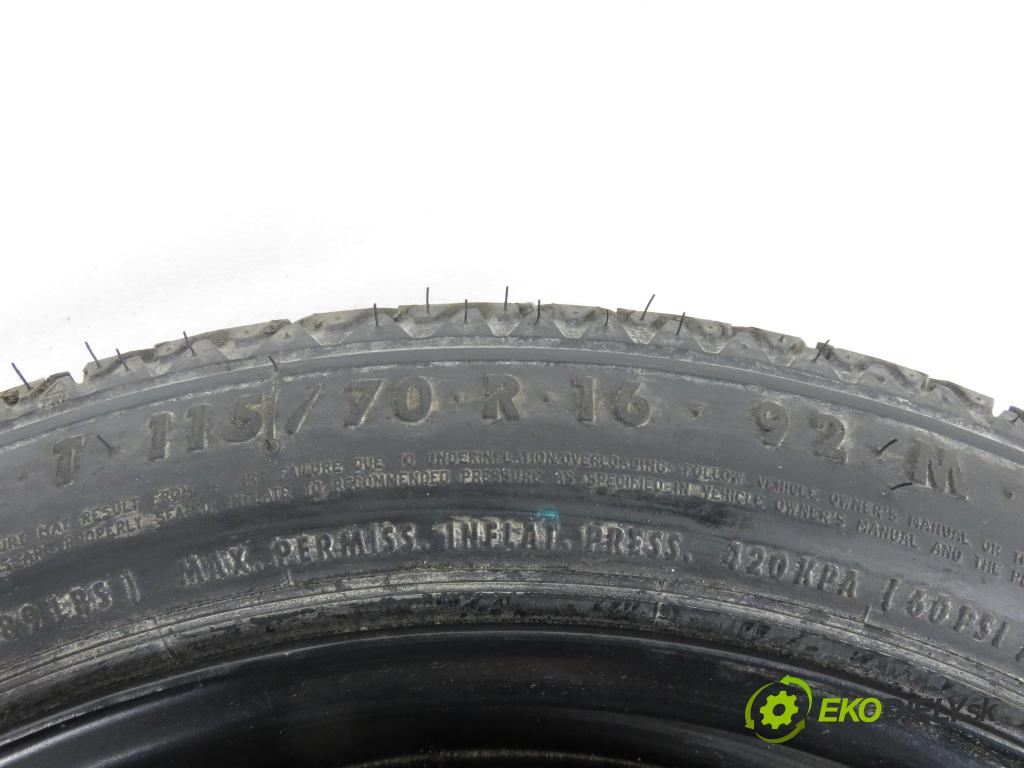 OPEL VECTRA C (Z02) LIFTBACK 2004 110,00 1.9 CDTI - Z 19 DTH 1910,00 Koleso dojazdové 2160115