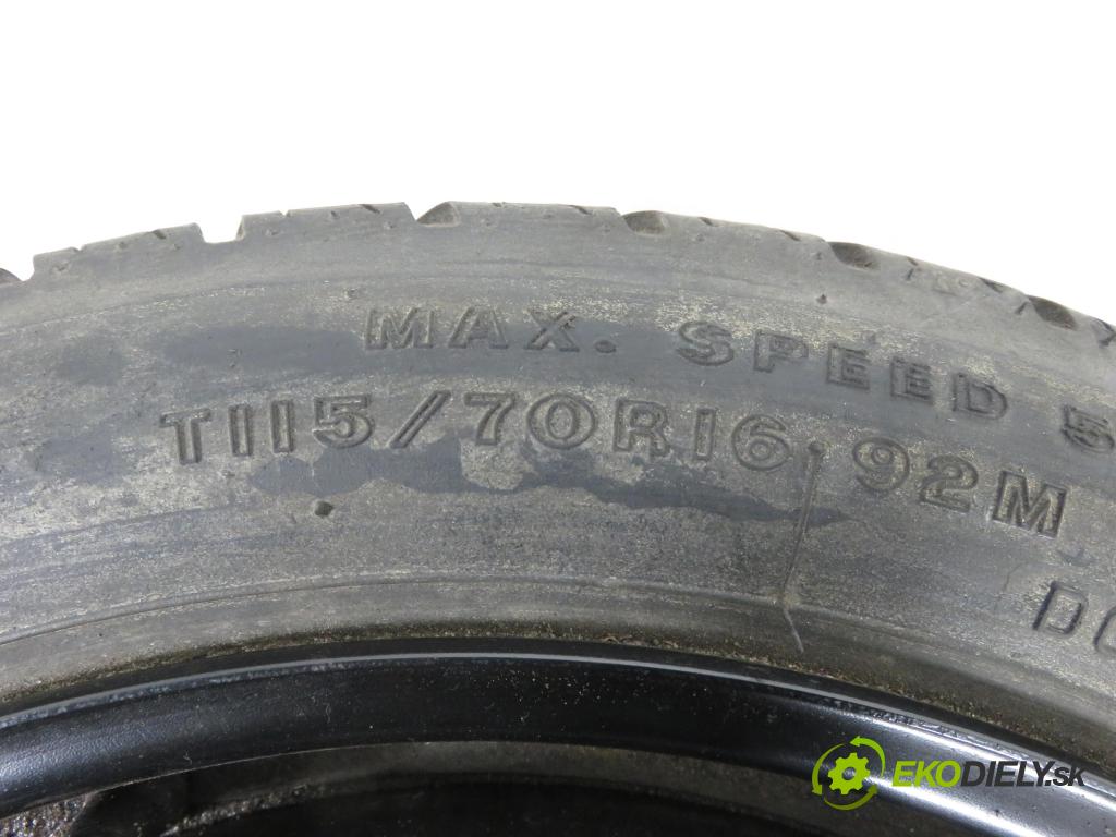 OPEL VECTRA C (Z02) LIFTBACK 2005 110,00 1.9 CDTI - Z 19 DTH 1910,00 Koleso dojazdové 2160132